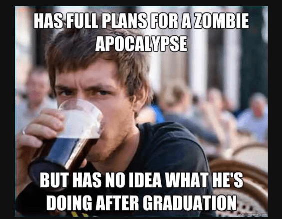 Apocalypse Graduation meme