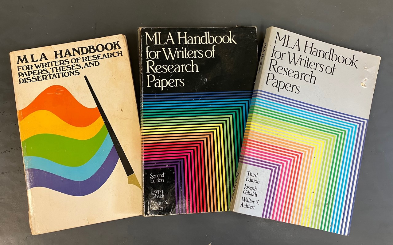 Found Object: Three Generations of the MLA Handbook – K-State English